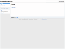 Tablet Screenshot of lucasshaw.com